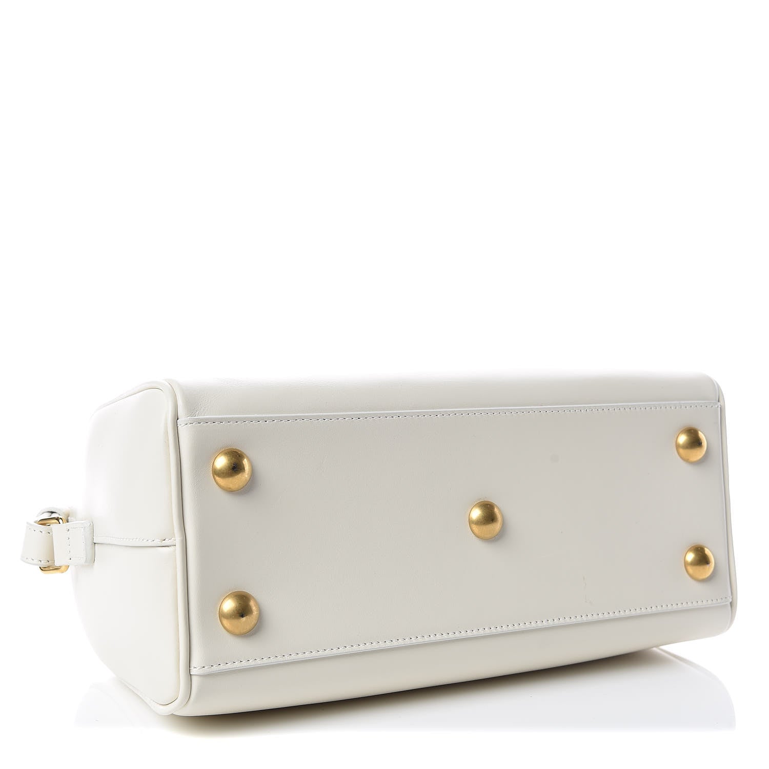 Saint Laurent Calfskin Classic Baby Duffle Dove White 4 of 10