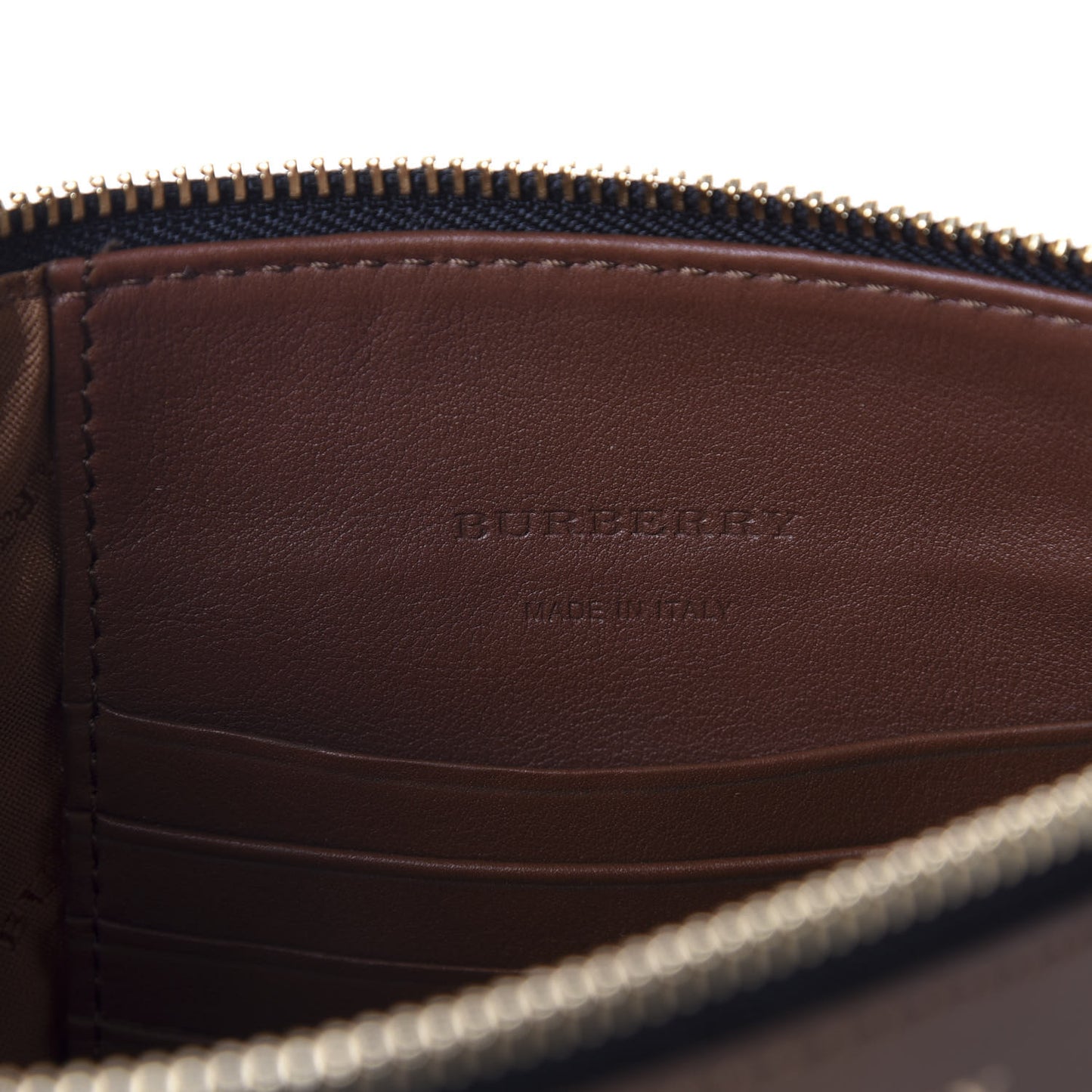 Horseferry Check Peyton Crossbody Clutch Bag Brown