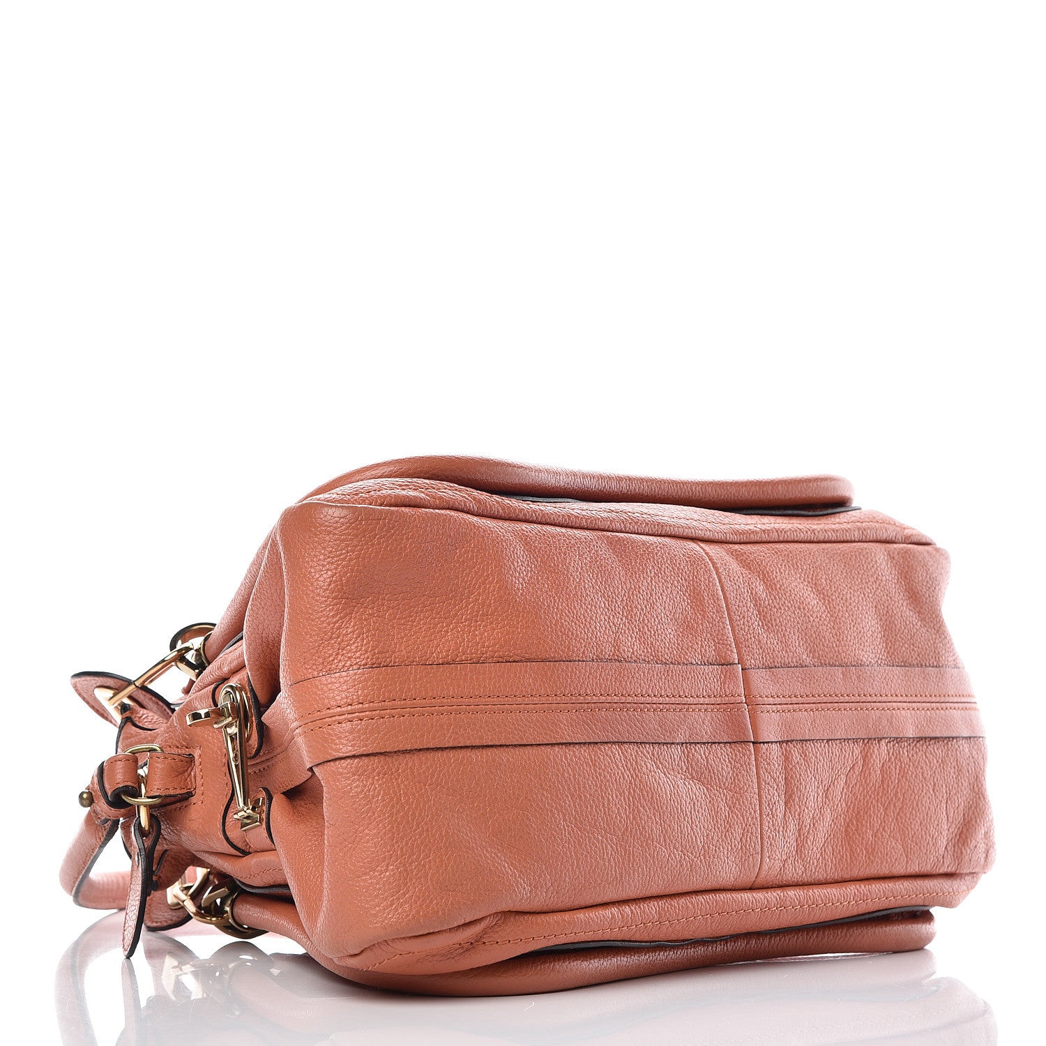 Chloe Calfskin Medium Paraty Coral 7 of 19