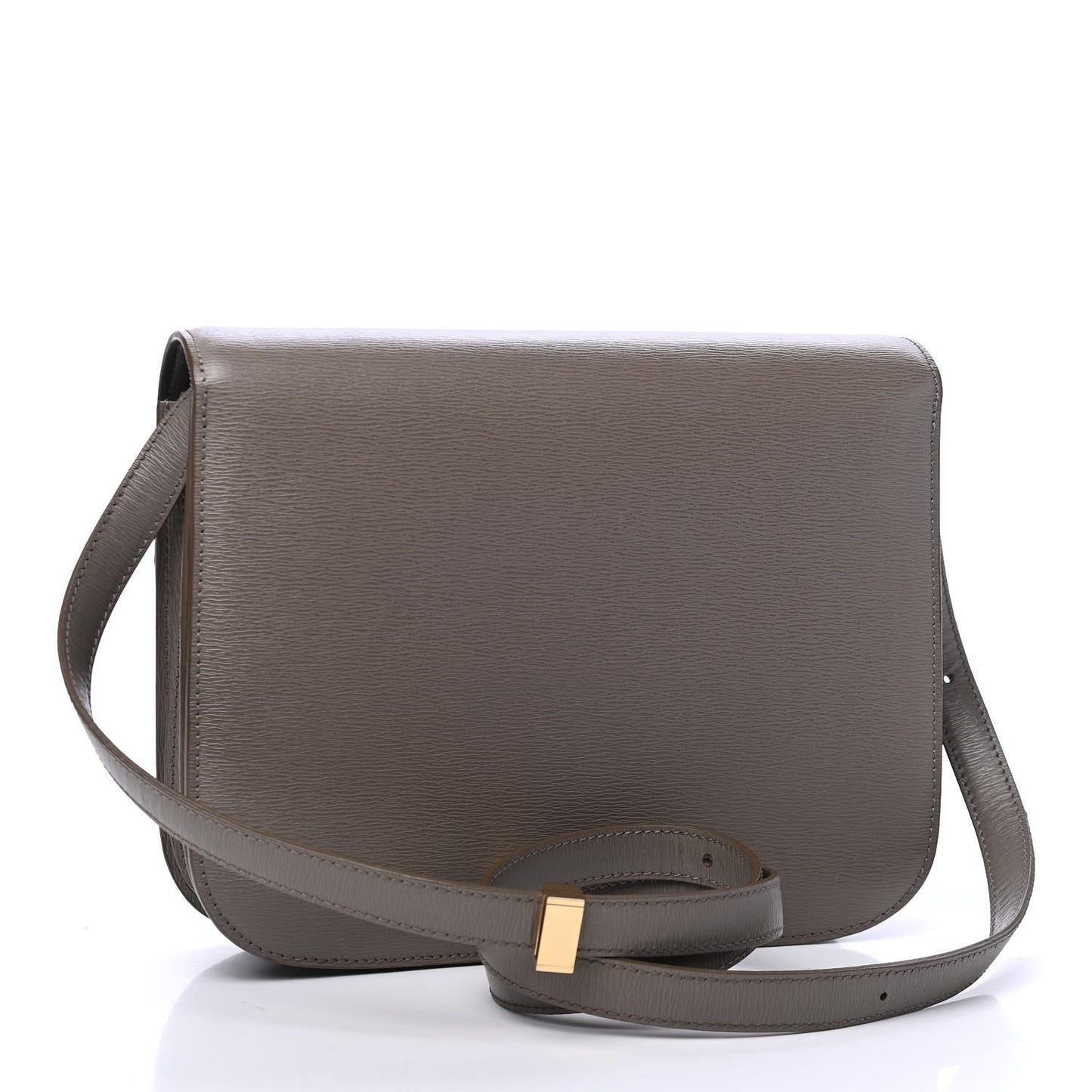 Liege Calfskin Medium Classic Box Flap Bag Souris
