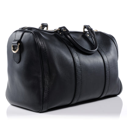 Gucci Calfskin Microguccissima Trim Medium Boston Black 3 of 7