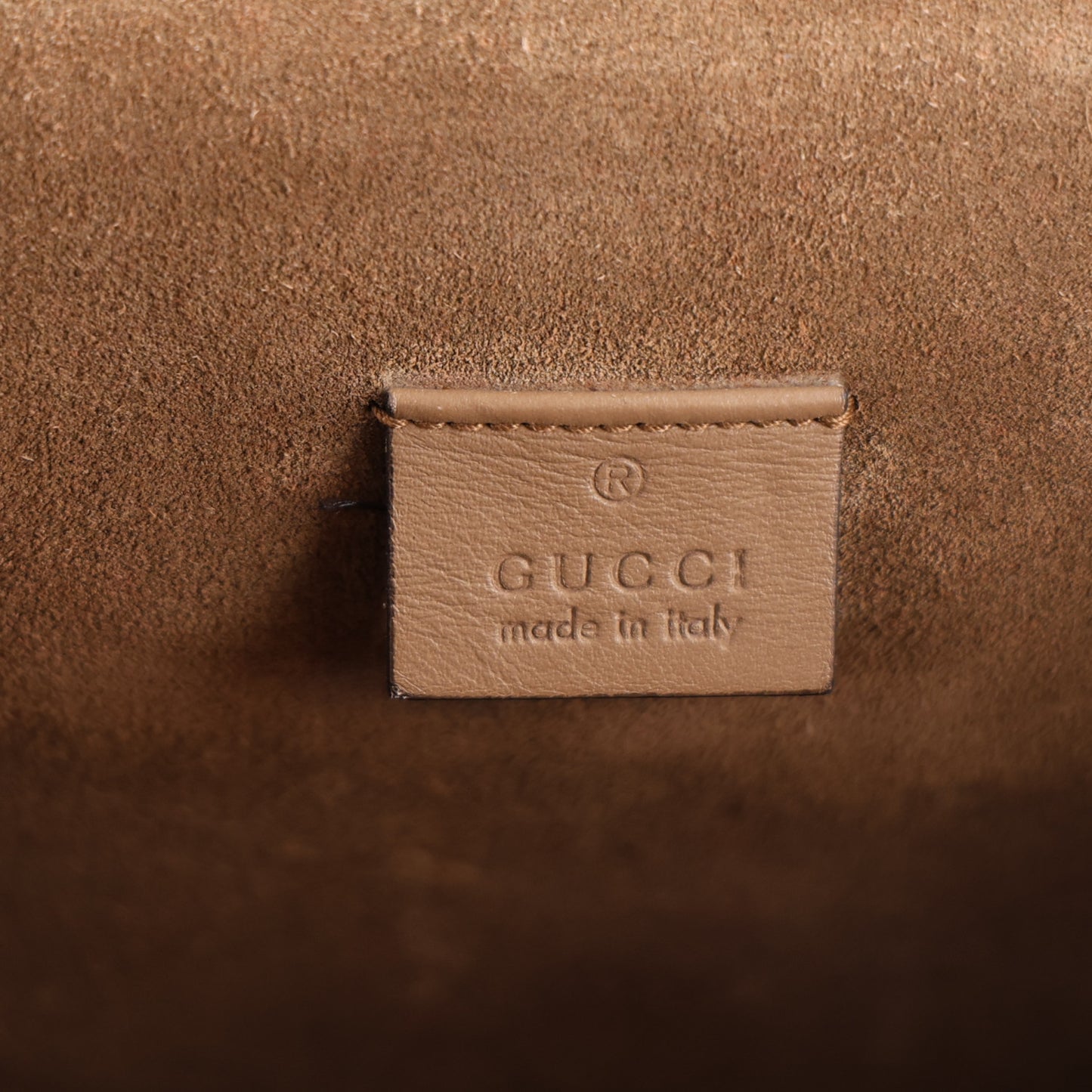 GG Supreme Monogram Medium Dionysus Shoulder Bag Taupe