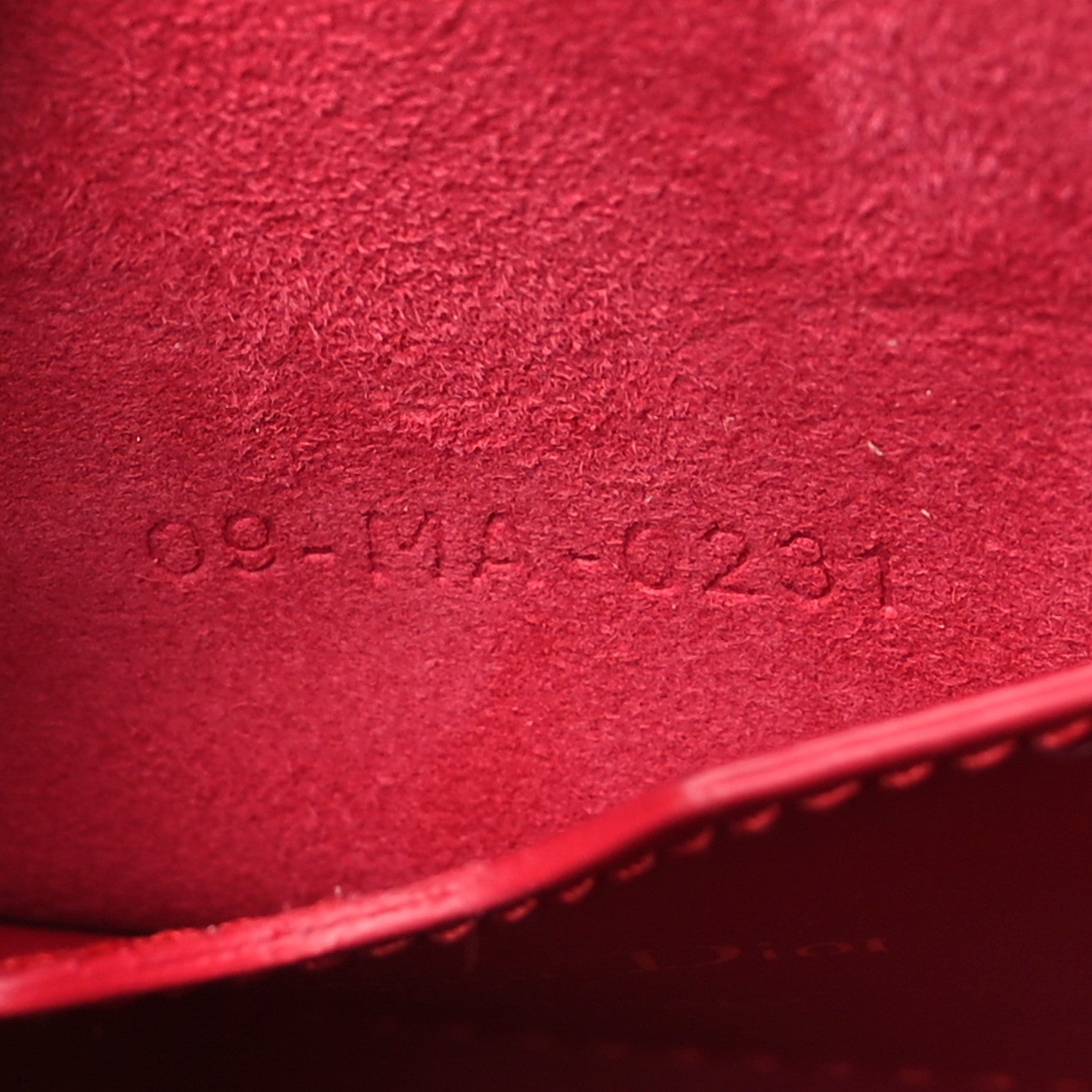 Christian Dior Box Calfskin Medium Bobby Flap Raspberry 7 of 9