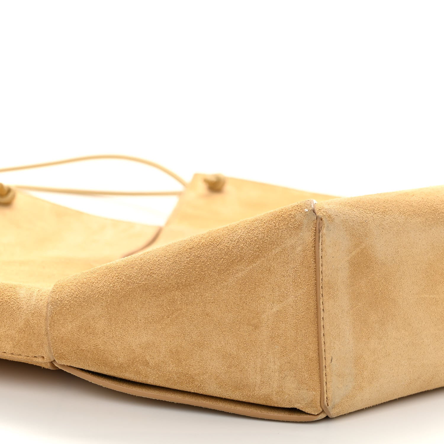 Bottega Veneta Suede Maxi Intrecciato Tote Cane Sugar Tapioca 9 of 11