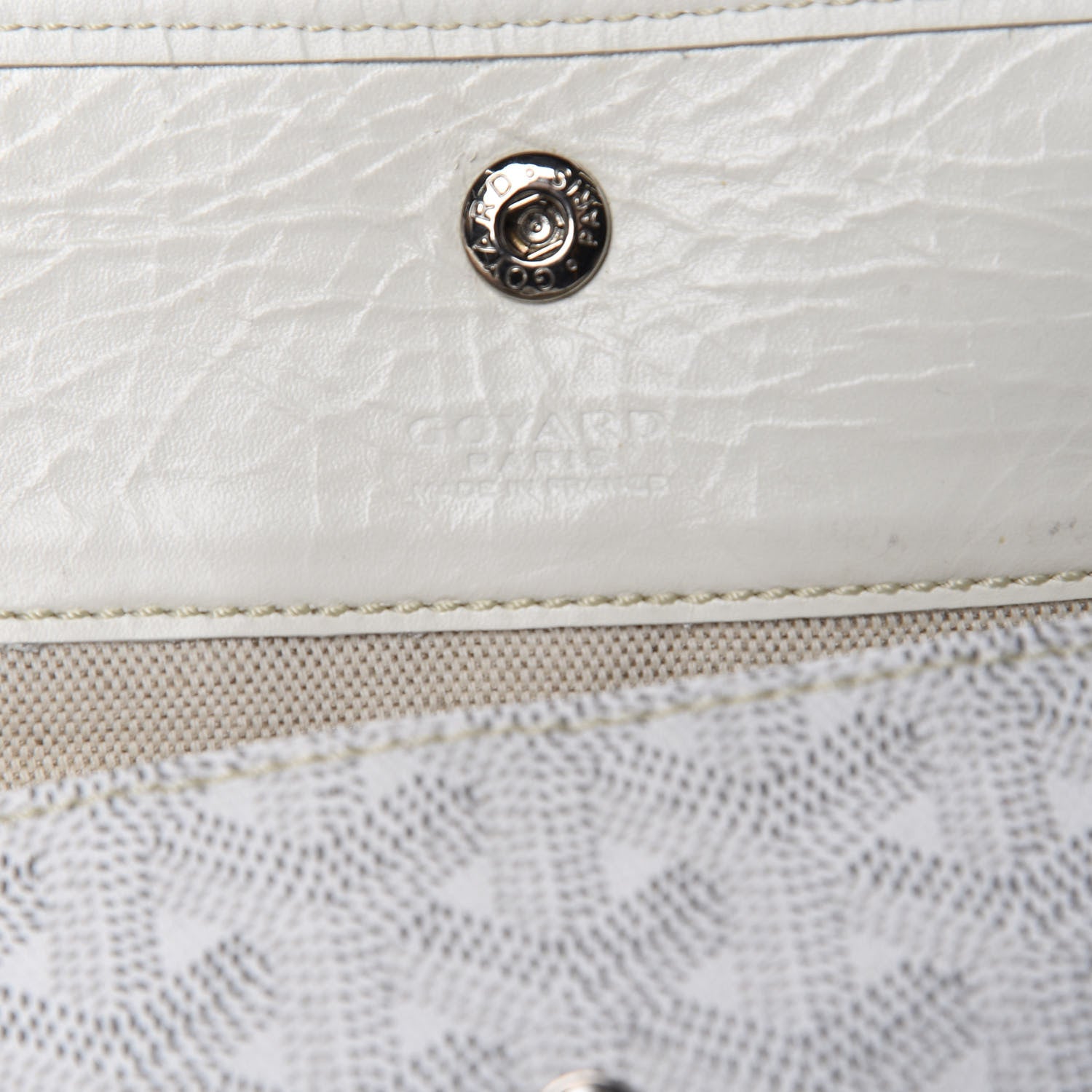 Goyard Goyardine Saint Louis PM White 13 of 19