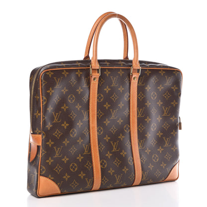 Louis Vuitton Monogram Porte-Documents Voyage Briefcase 3 of 12