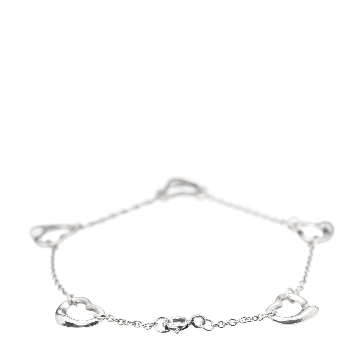 Sterling Silver Elsa Peretti Open Heart Bracelet