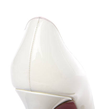 Christian Louboutin Patent Jumping 100 Pumps 41 White 8 of 10