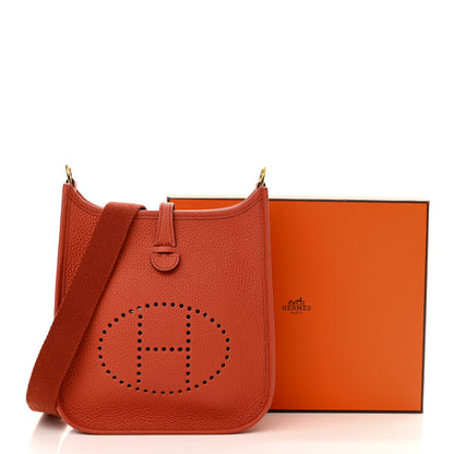 Hermes Taurillon Clemence Evelyne TPM Terre Battue Cuivre 10 of 10
