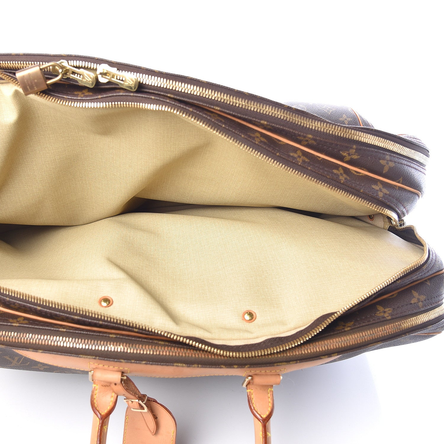Louis Vuitton Monogram Alize 3 Compartment Bag 7 of 11