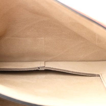 Chloe Calfskin Suede Rainbow Patchwork Medium Faye Shoulder Bag Caramel 5 of 10