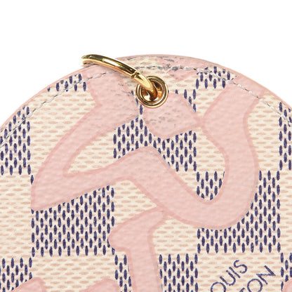 Louis Vuitton Damier Azur Tahitienne Bag Charm Key Ring 4 of 4