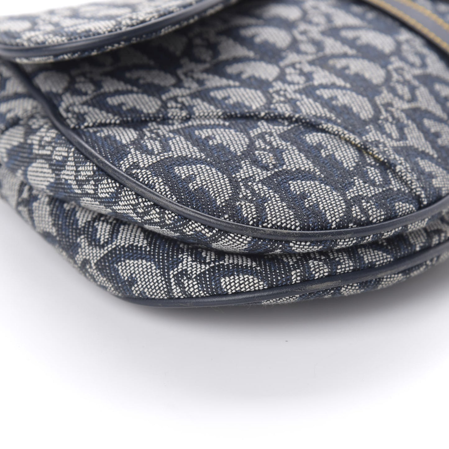 Monogram Saddle Bag Blue