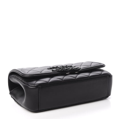 Chanel Lambskin Quilted Small CC Filigree Flap Black 4 of 11