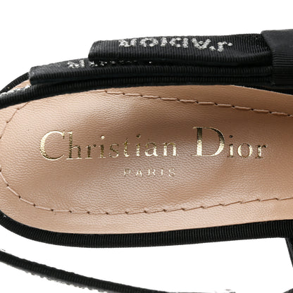Christian Dior Mesh Net Crystal J'Adior Slingback 100mm Pumps 37.5 Black 7 of 9