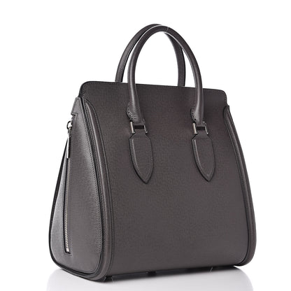Alexander McQueen Calfskin Large Heroine Grey 3 of 9
