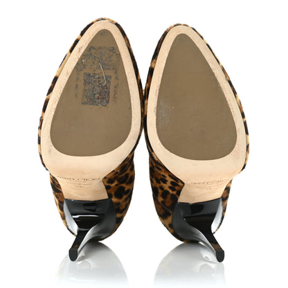 Jimmy Choo Pony Hair Leopard Balfour Boot 36 5 of 6