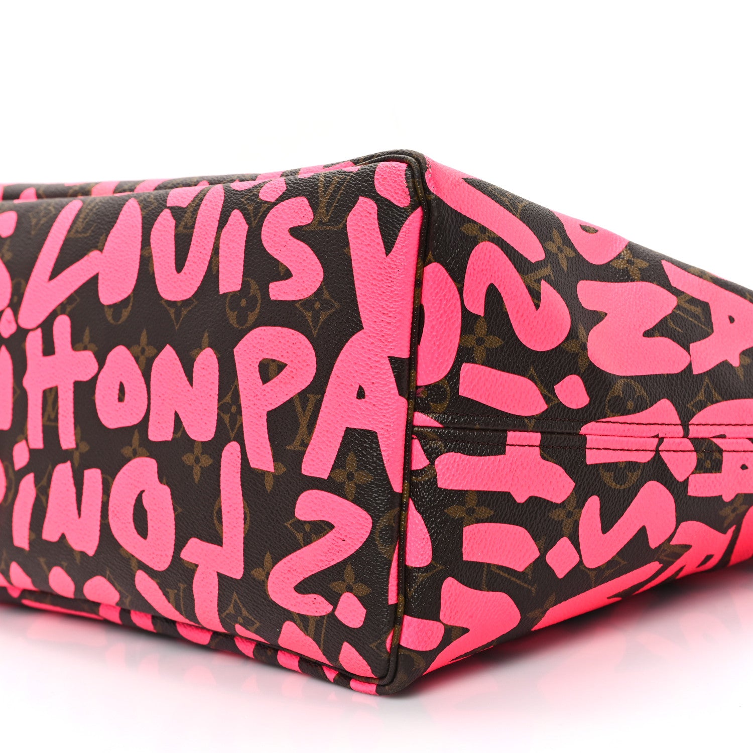 Louis Vuitton Monogram Graffiti Neverfull GM Fuchsia 10 of 12