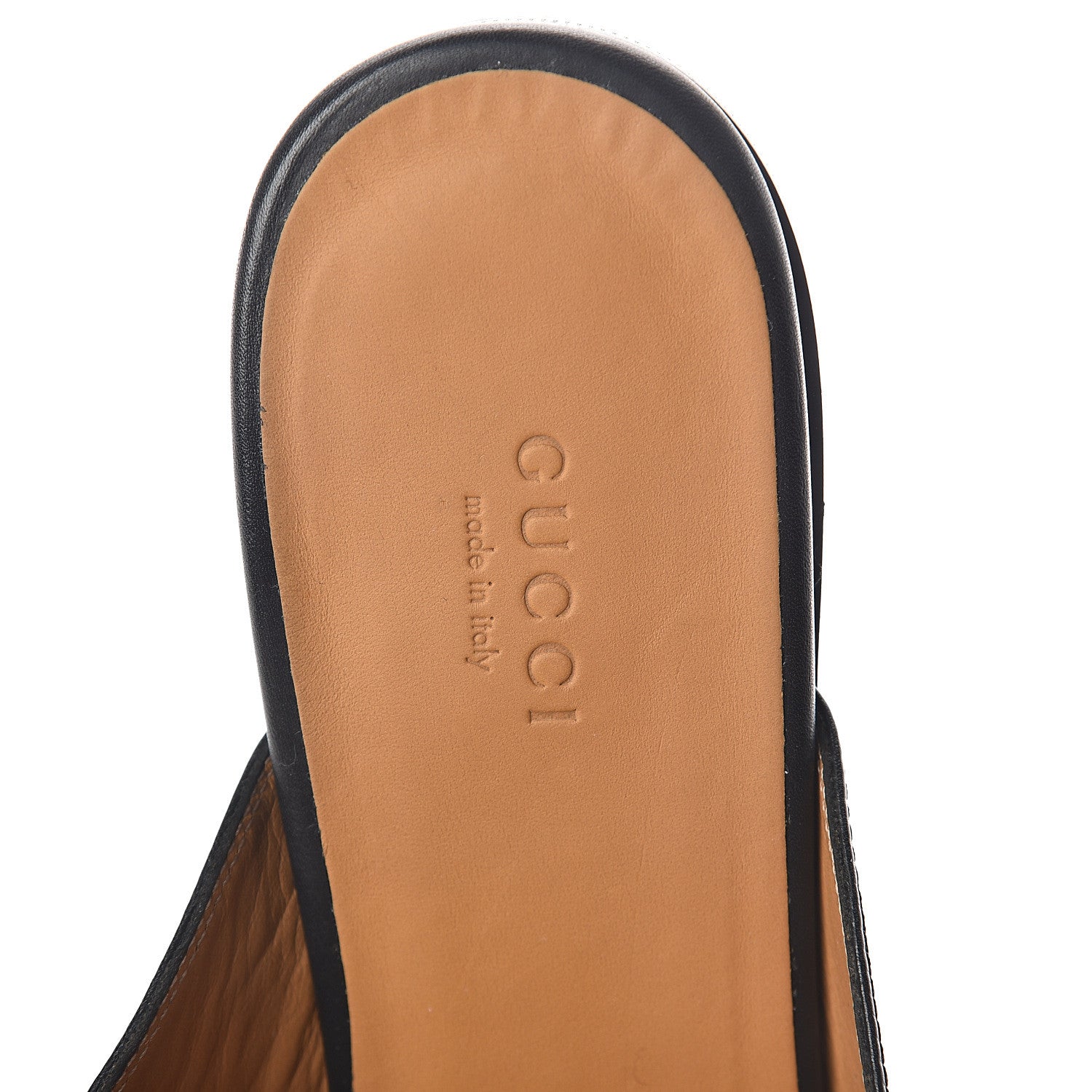 Gucci Calfskin Womens Princetown Slippers 39 Black 5 of 7