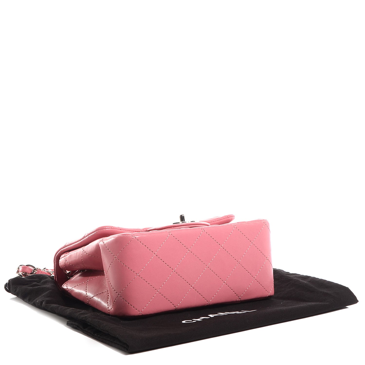 Chanel Lambskin Quilted Mini Square Flap Pink 4 of 8