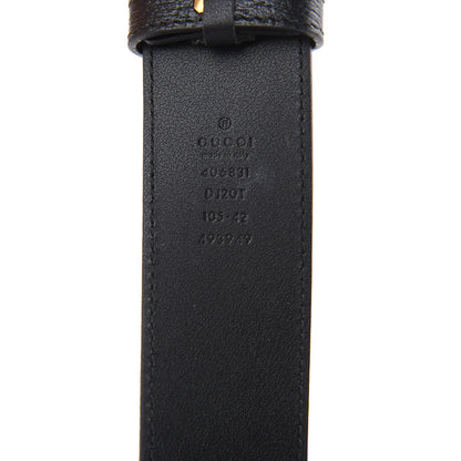 Gucci Textured Calfskin Double G 40mm Belt 105 42 Black 4 of 9