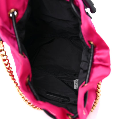 Versace NylonMedusa Drawstring Bucket Bag Dahlia Black 5 of 11