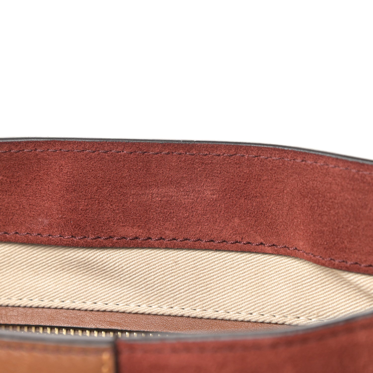 Chloe Suede Studded Small Lexa Shoulder Bag Saffron Red 11 of 13