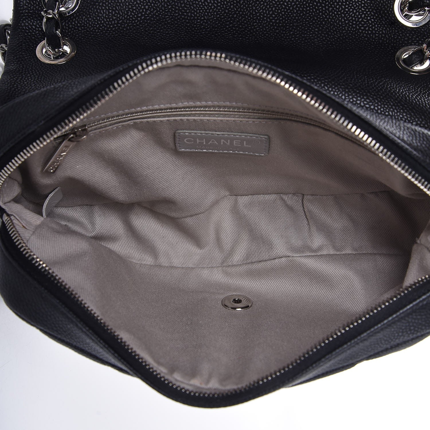 Chanel Caviar Quilted Medium Easy Flap Black 5 of 7