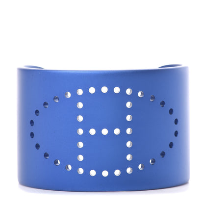 Hermes Aluminium Evelyne Sunset Cuff Bracelet T2 Bleu Egee 1 of 4