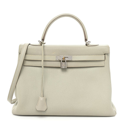 Hermes Togo Kelly Retourne 35 Gris Perle 1 of 18
