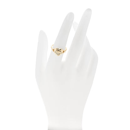 Tiffany 18K Yellow Gold Return to Tiffany Full Heart Ring 53 6.25 2 of 6