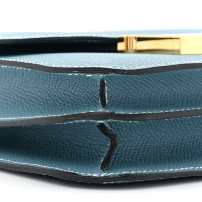 Hermes Epsom Constance 18 New Blue Jean 10 of 10