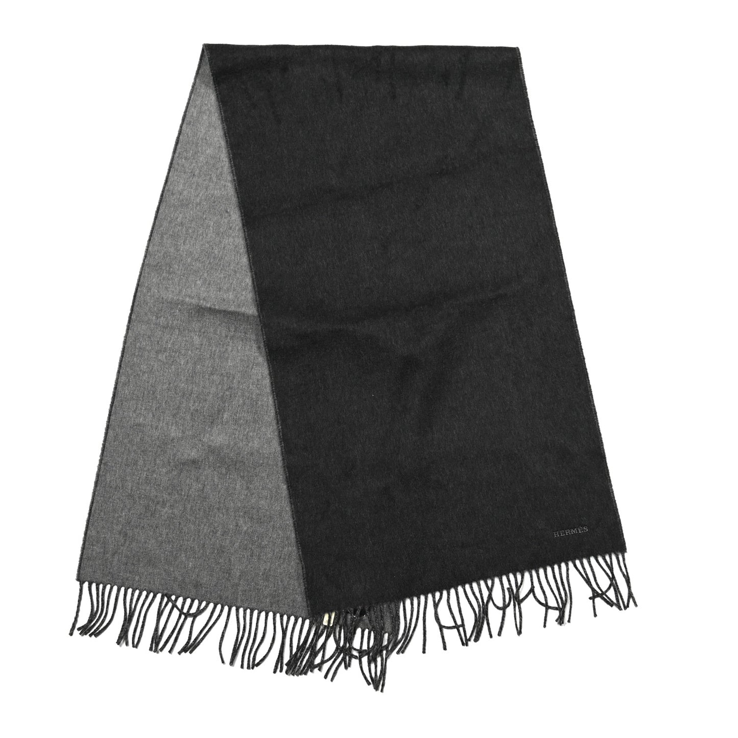 Cashmere Fringe Double Face Scarf