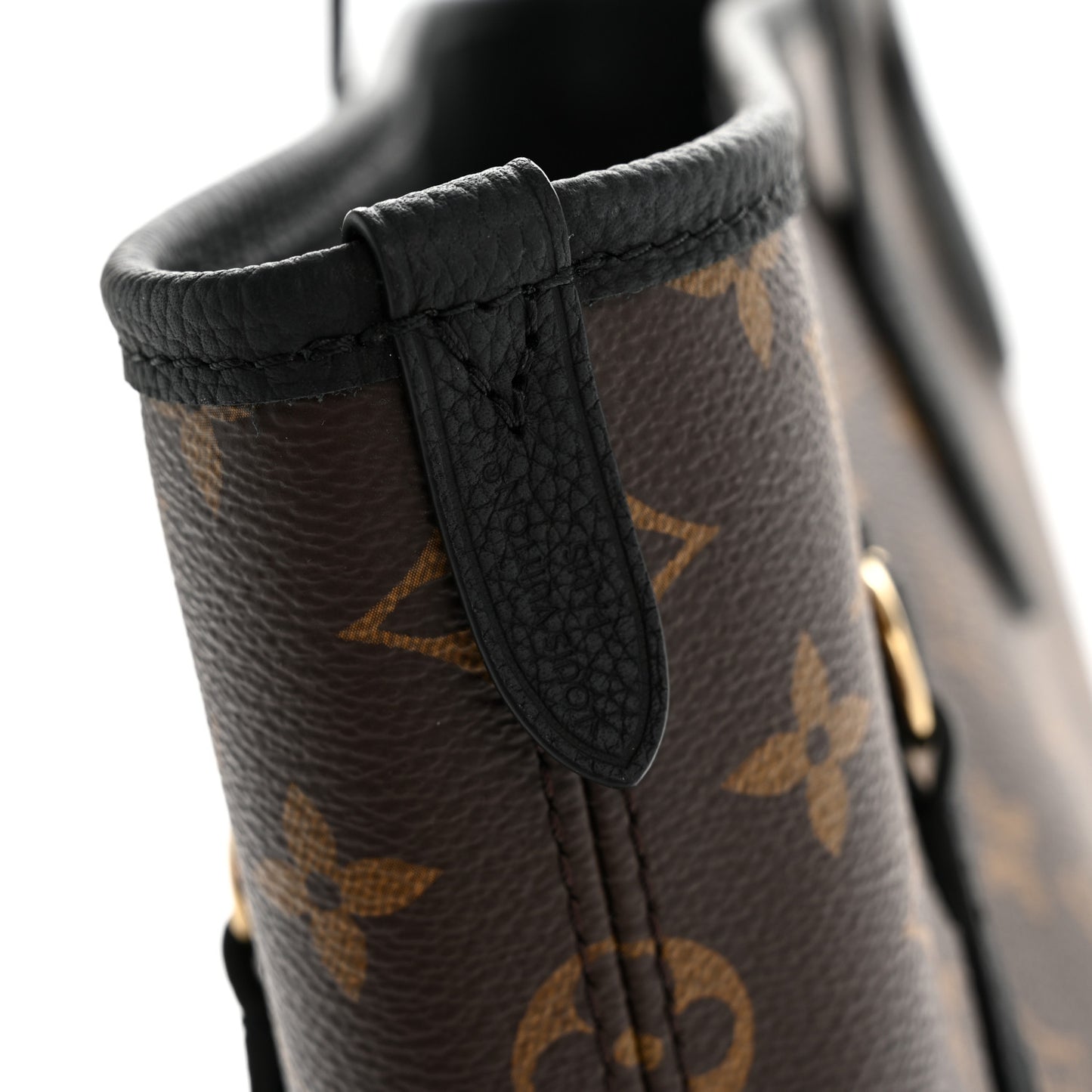 Monogram Calfskin Neo Neverfull Inside Out MM Black