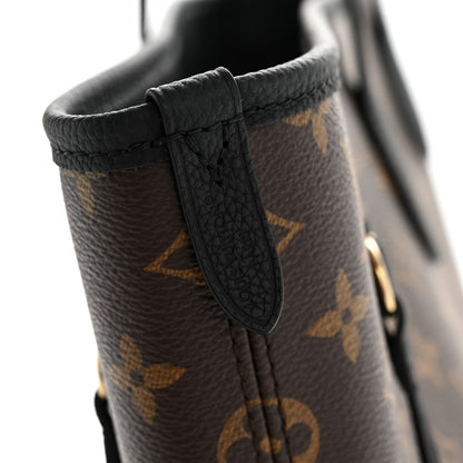 Louis Vuitton Monogram Calfskin Neo Neverfull Inside Out MM Black 12 of 19