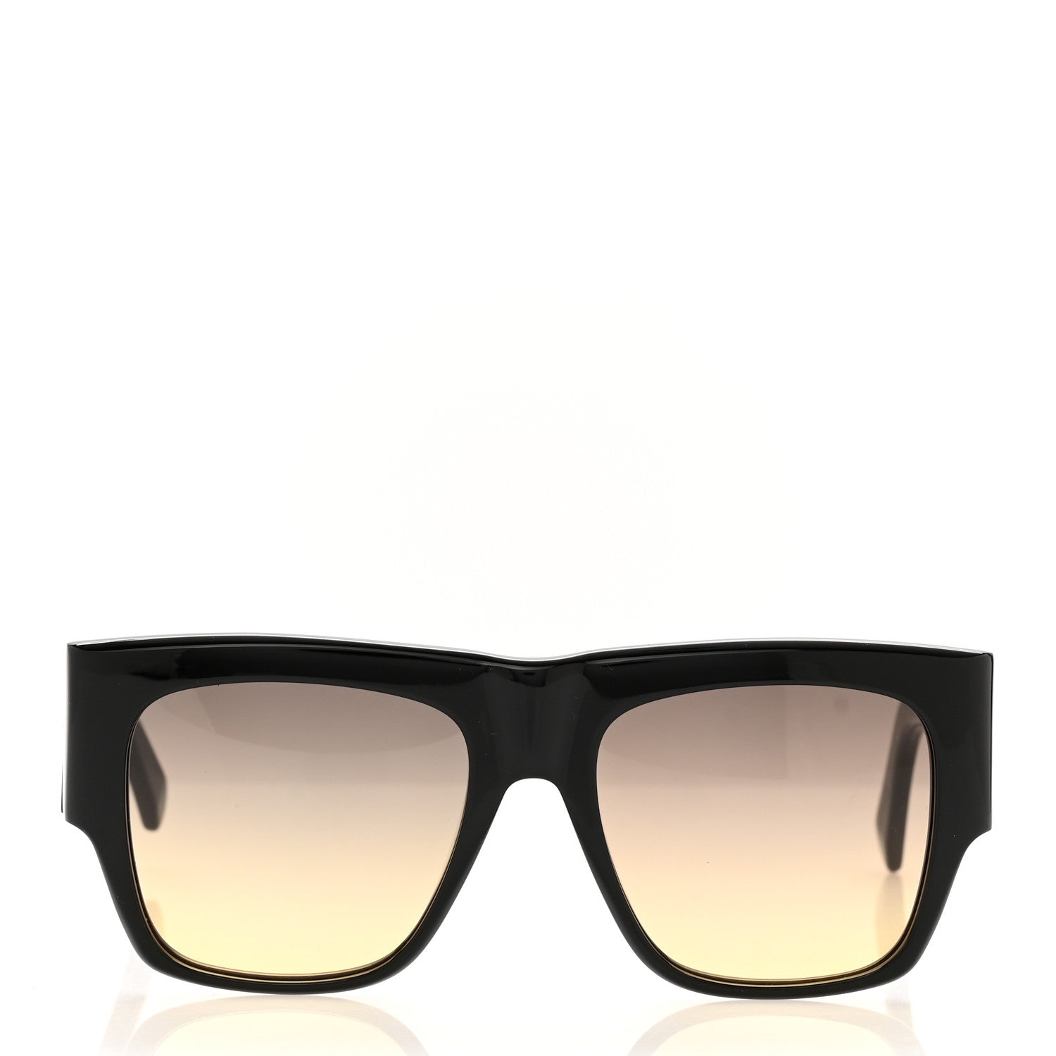 Celine Acetate Rectangular Sunglasses CL4056IN Black 2 of 7