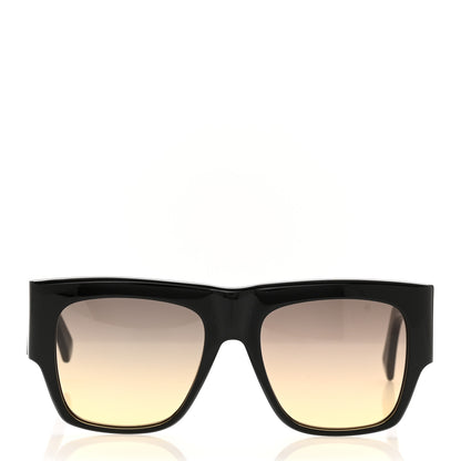 Celine Acetate Rectangular Sunglasses CL4056IN Black 2 of 7