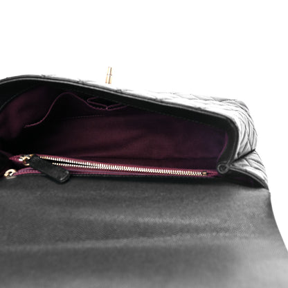 Chanel Caviar Quilted Small Coco Handle Flap Black 5 of 11