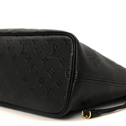Louis Vuitton Empreinte Monogram Giant Neverfull MM Black 9 of 9