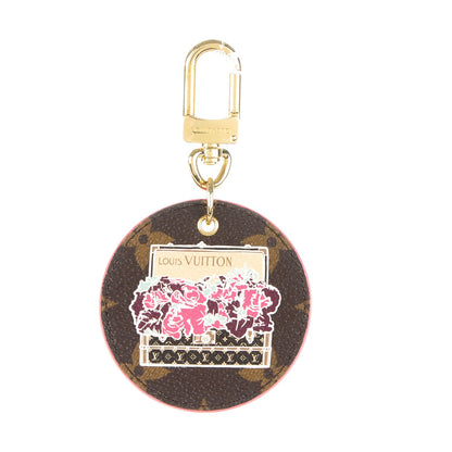 Louis Vuitton Monogram Illustre Posies Bag Charm 1 of 5