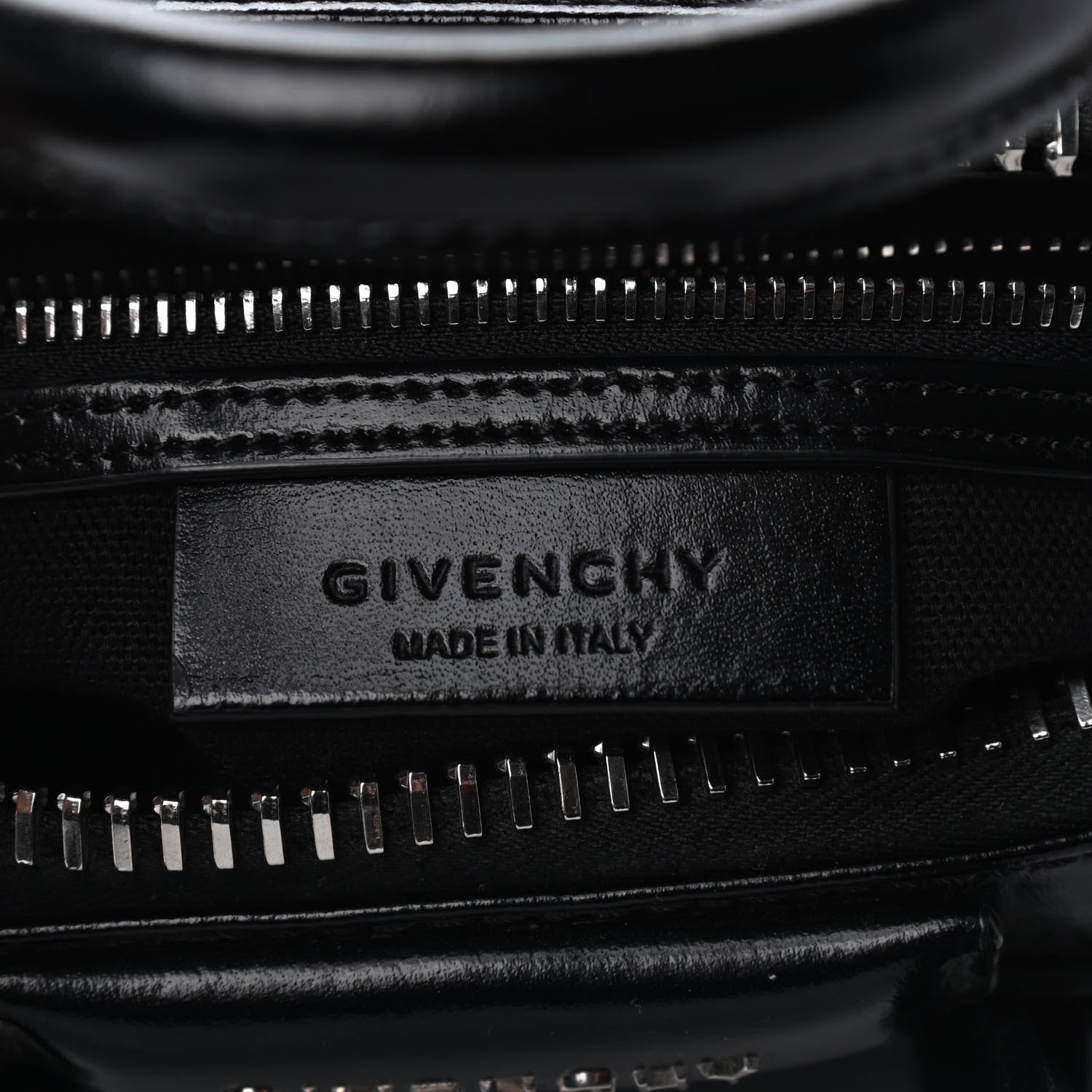 Givenchy Shiny Lord Calfskin Mini Antigona Black 6 of 9