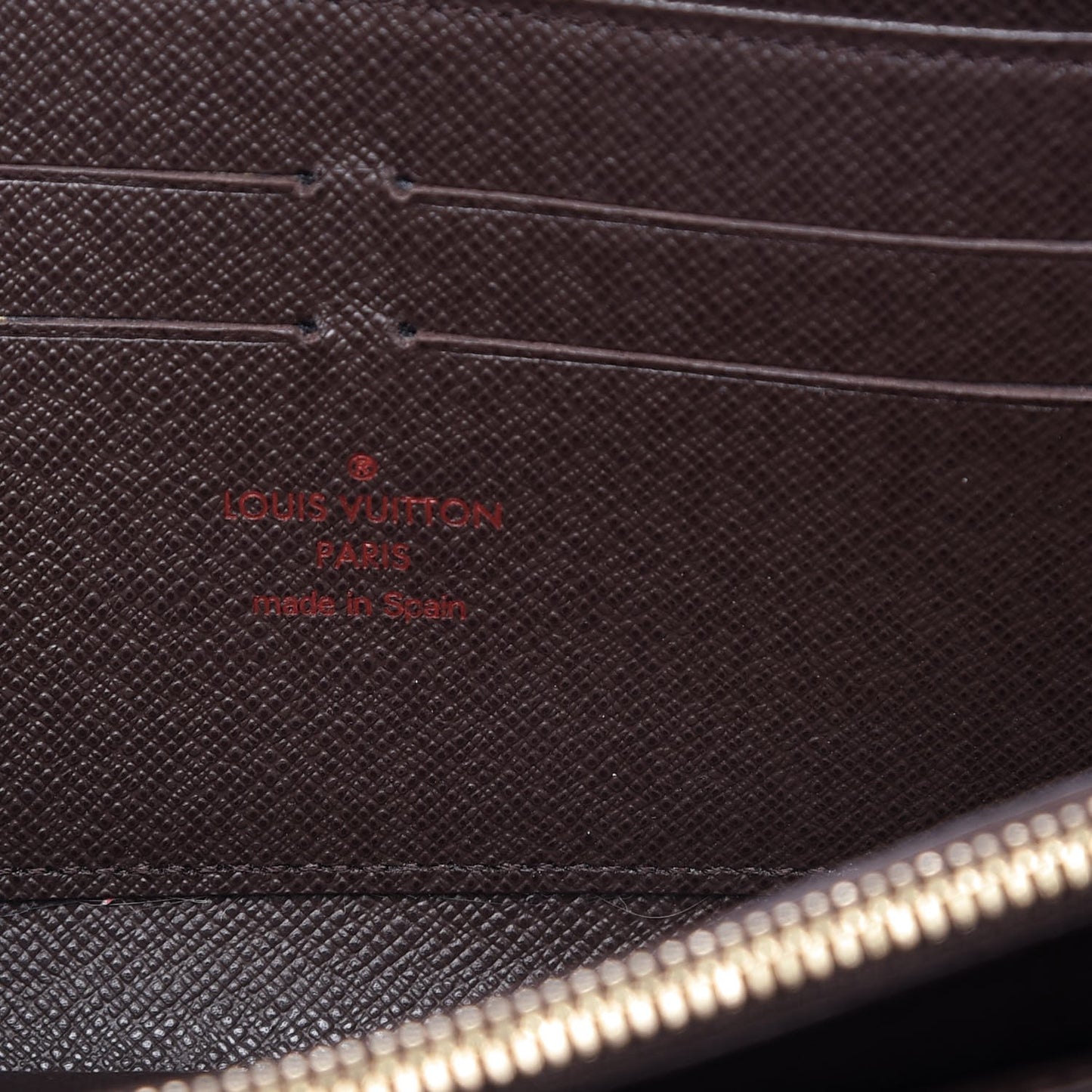 Damier Ebene Zippy Wallet