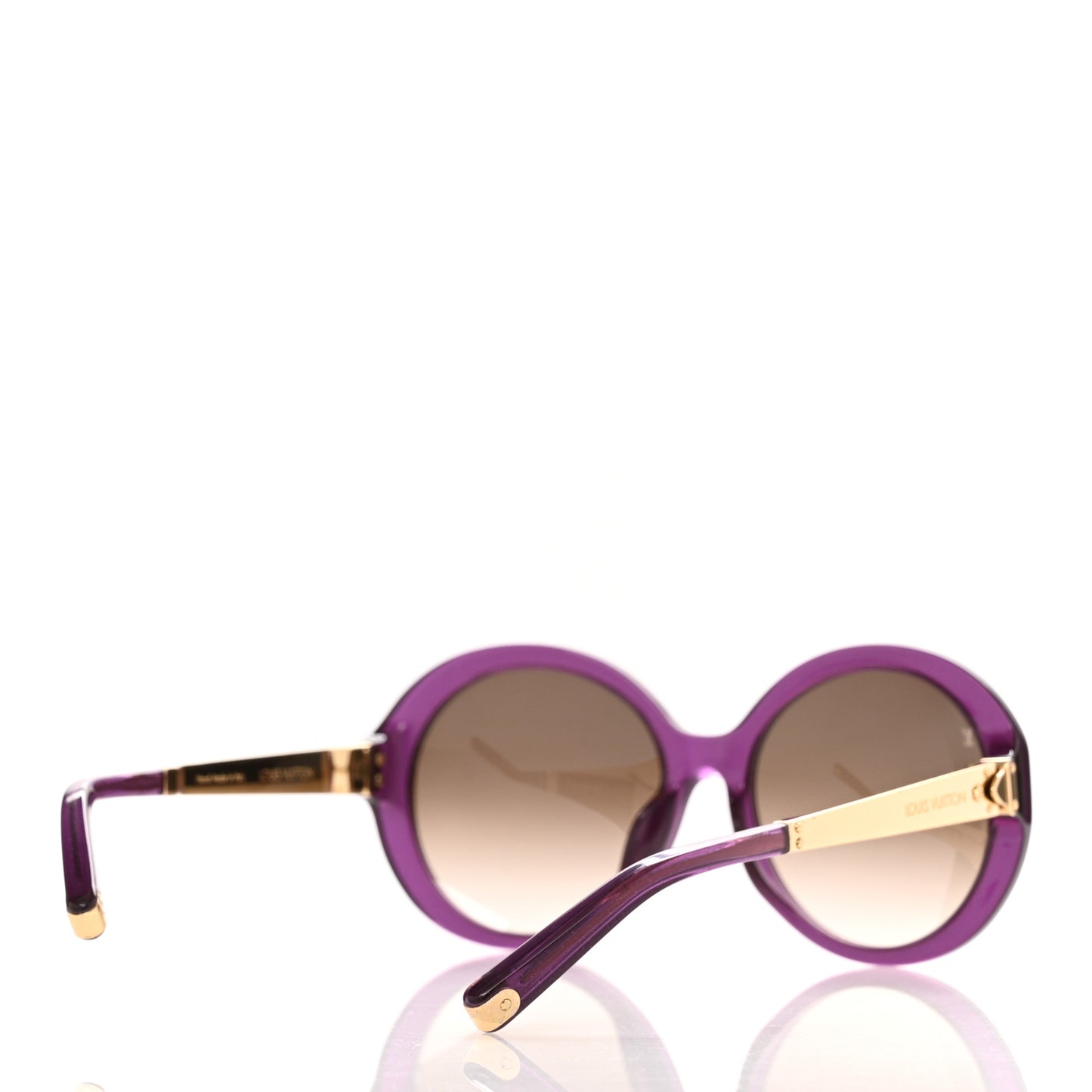 Petit Soupcon Rond Sunglasses Z0560E Purple Glitter