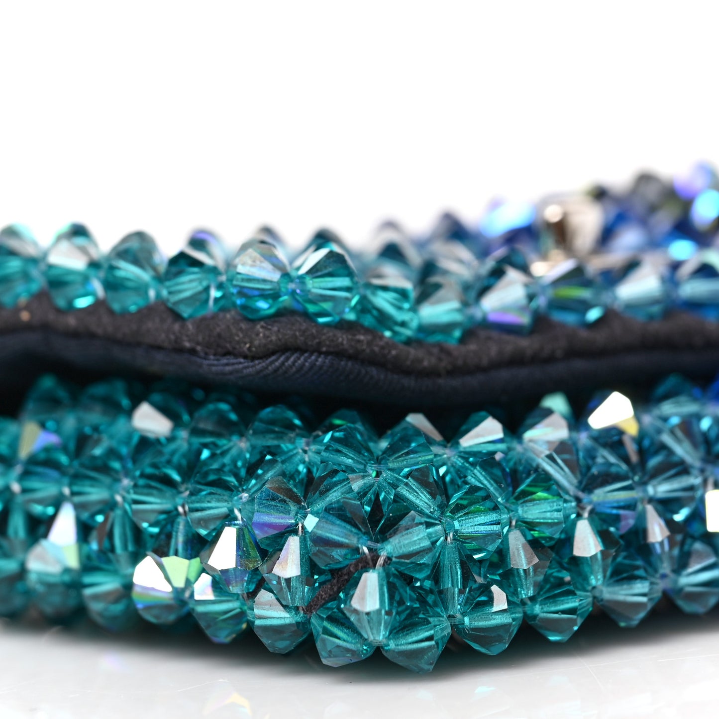Crystal Mini Flap Blue Green