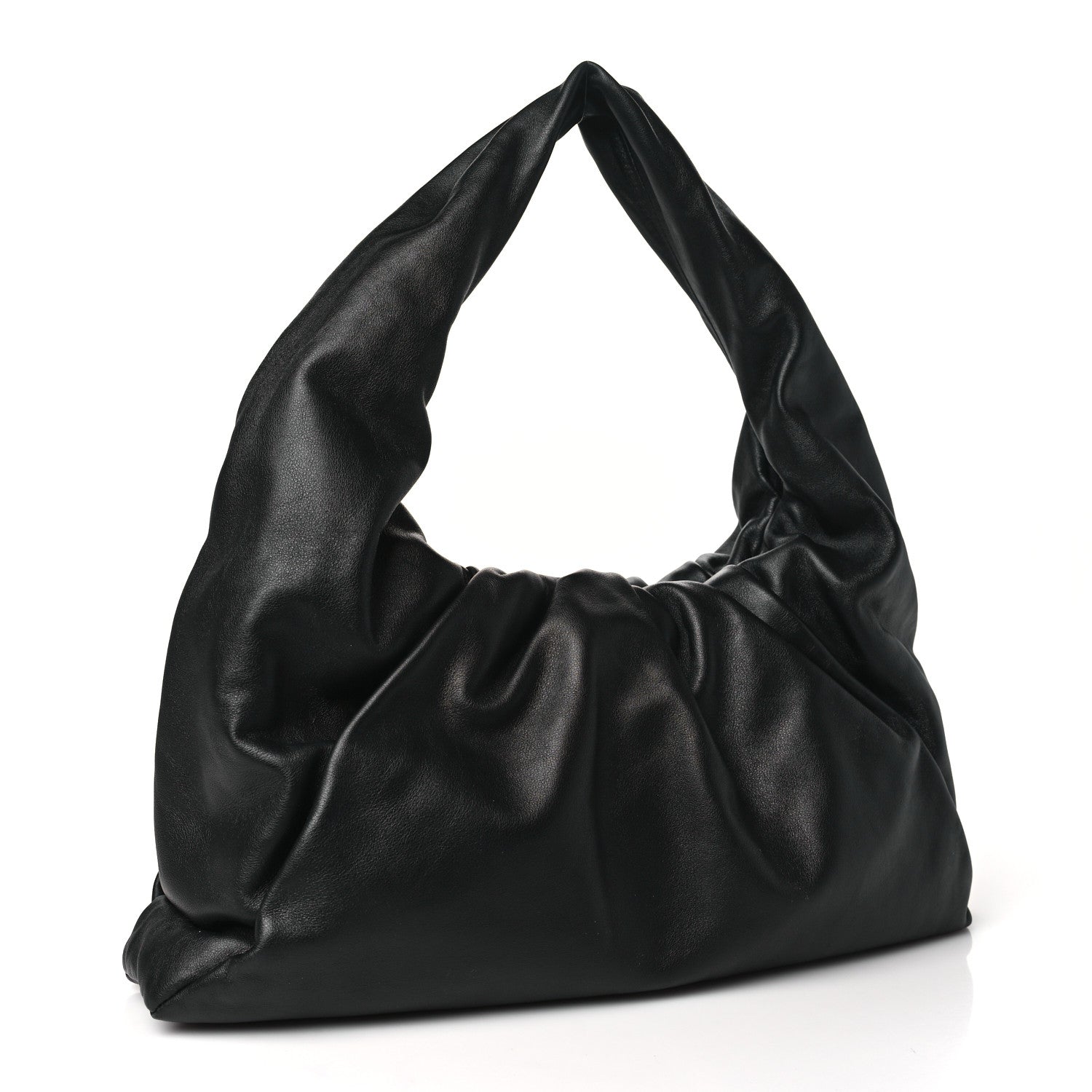 Bottega Veneta Smooth Butter Calfskin Small The Shoulder Pouch Black 3 of 9