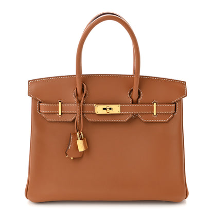Hermes Veau Jonathan Birkin 30 Gold 1 of 9