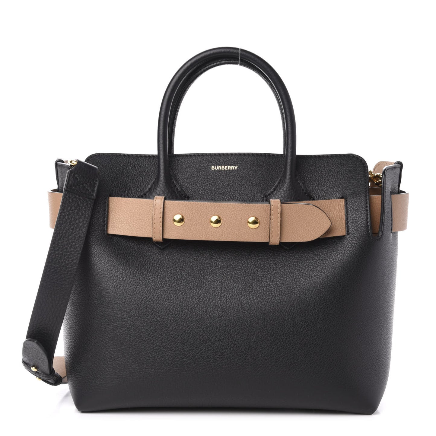 Soft Grain Calfskin Small Belt Bag Black