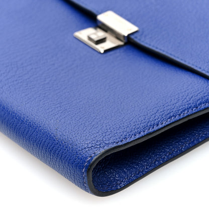 Hermes Chevre Mysore Clic 16 Wallet Bleu Electrique 10 of 10