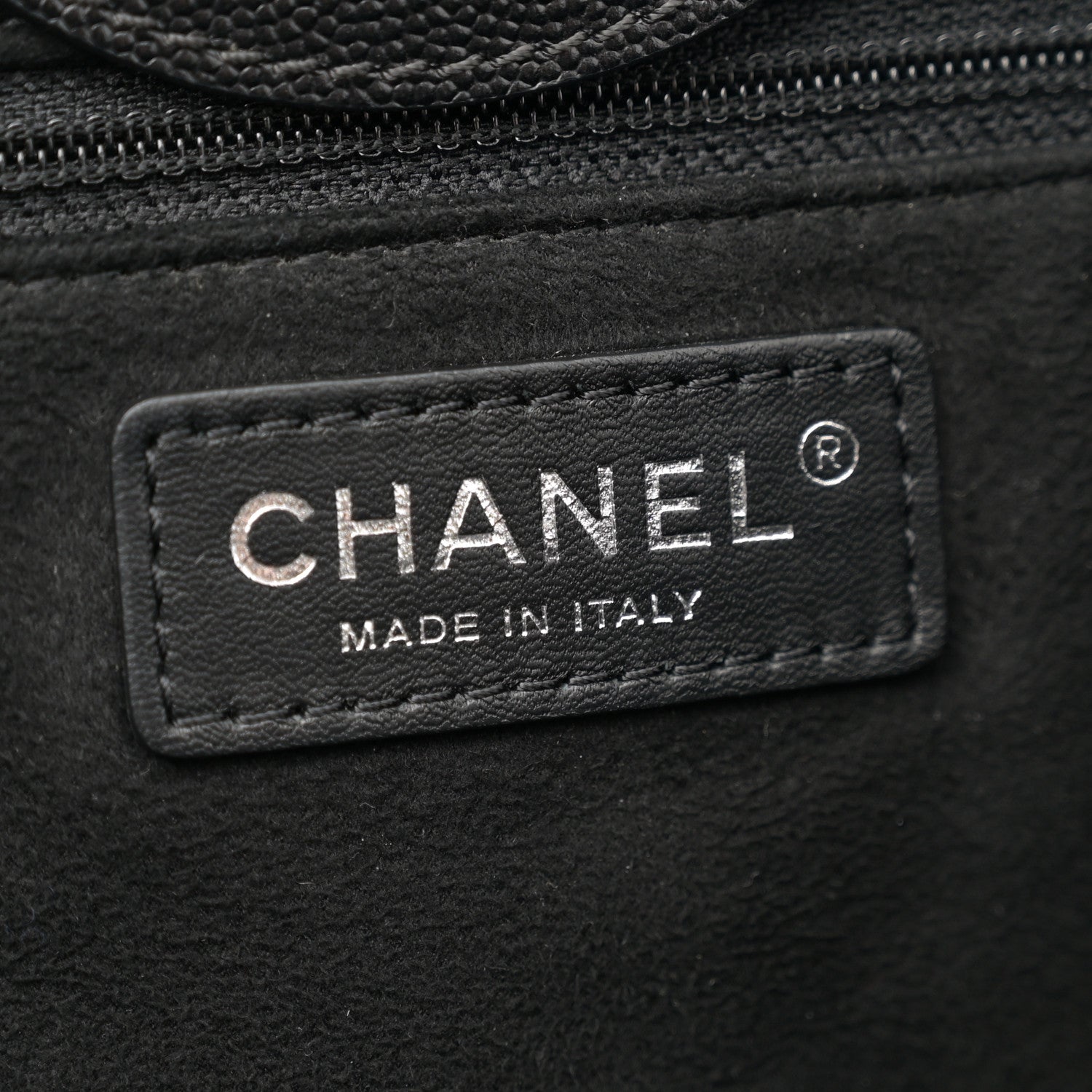 Chanel Caviar Small Studded Deauville Tote Black 6 of 12