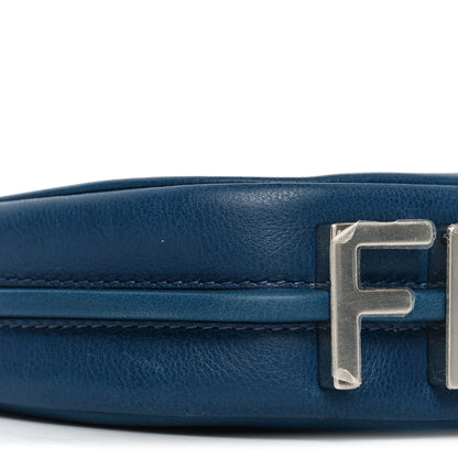 Fendi Vitello Grace Matte Nano Fendigraphy Hobo Charm Mirto 16 of 18